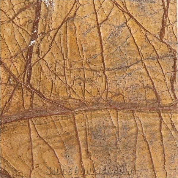 Factory Price Import Rainforest Brown Marble Slabs for Home Decoration