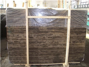 Professional Biggest Factory Brown Golden Beach Marble Slabs