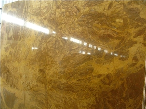 Top Quality Factory Price Copper Yellow Marble Floor Tile, China Yellow Marble