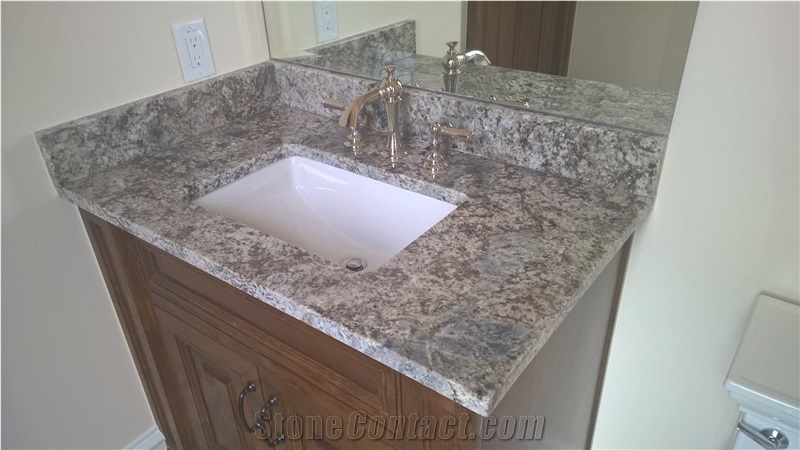 Blue Flower Granite Countertops From United States Stonecontact Com