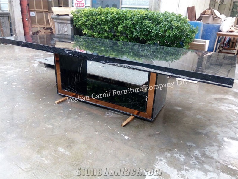 10 Seater Luxury Black Italian Marble Dining Table From China Stonecontact Com