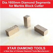 Dia.1600mm Diamond Segment for Multiblade Four-Column Block Saw