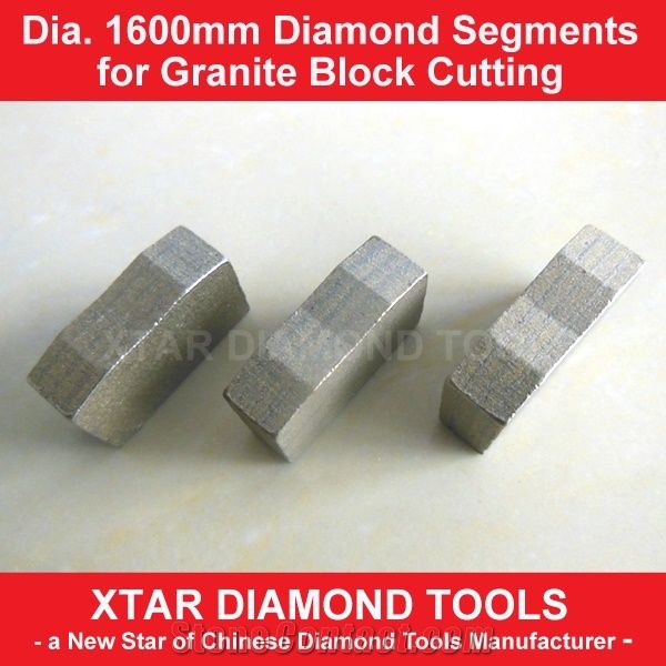 Dia.1600mm Diamond Segment with Sandwich Structure