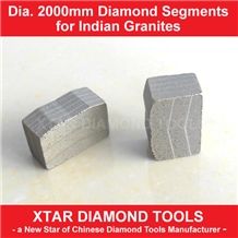 Dia.2000mm Diamond Segment with Sandwich Structure