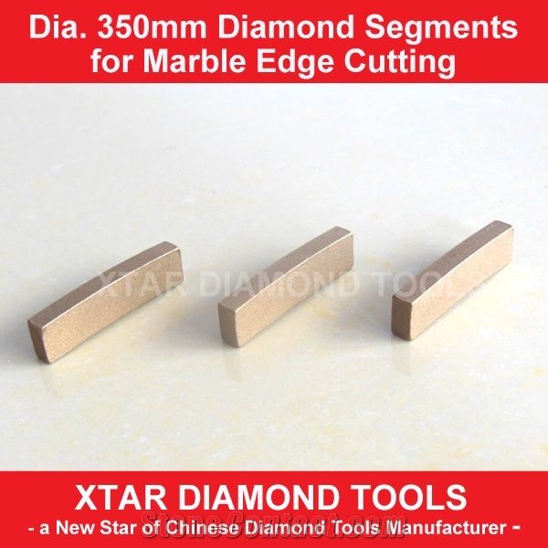 Dia.350mm Excellent Sharpness Diamond Segment for Marble