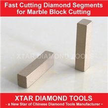 Diamond Segments for Multiblade Four-Column Block Saw