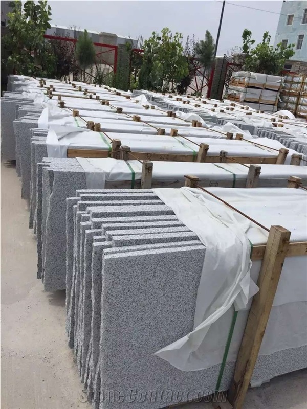China Natural Grey Stone New G603/Hubei Sesame/Bianco Crystal Granite 2&3cm Small Slabs, Polished/Flamed/Sawn,Floor Covering/Counter-Top/Wall Cladding