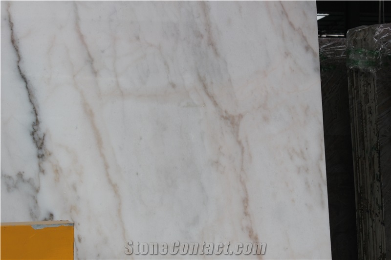 China Natural Guangxi White Marble Polished Big Slabs, China Carrara White Marble, Indoor Wall Cladding/Floor Covering