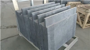 China Blue Limestone Slabs Tiles Honed Surface Copings Border Stone