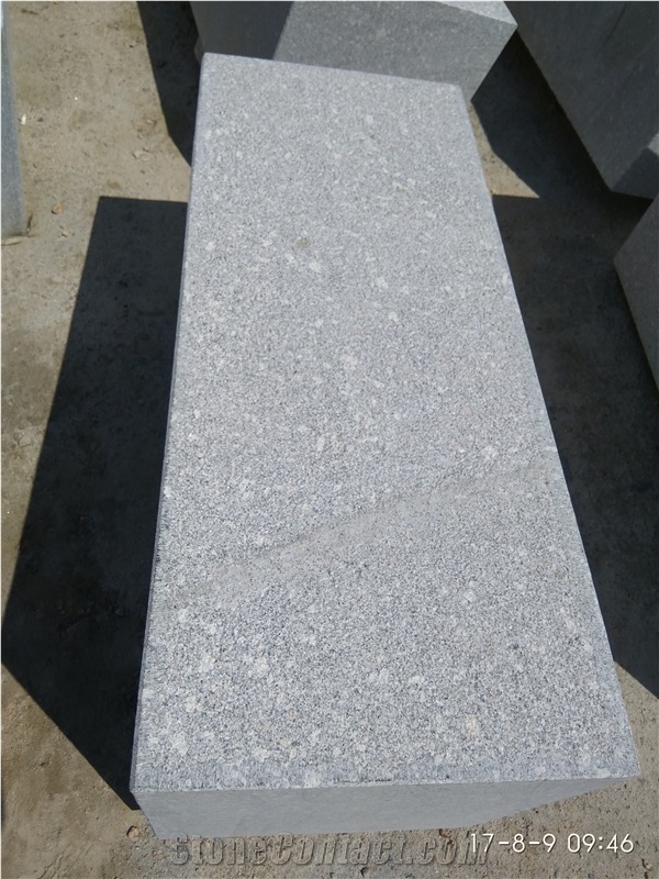 G375 Grey Granite Paving Stones Sides Stones Border Stone Bushhammered Surface Competitive Prices