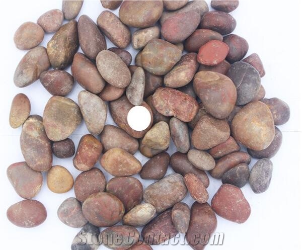 Aaa Grade Quality Decorative Pebble Stone, Round Smooth Polished Pebble with Gloss Finish