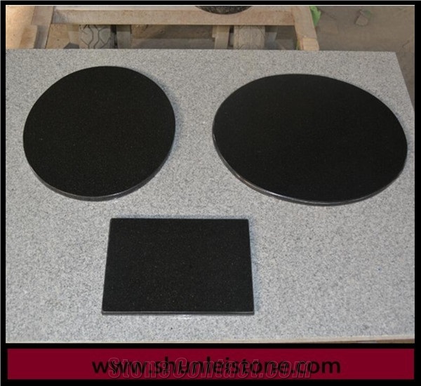 Black Slate Dinner Plate, Oval Shape Black Granite Coasters and Placemat, Slate Chopping Board Uk