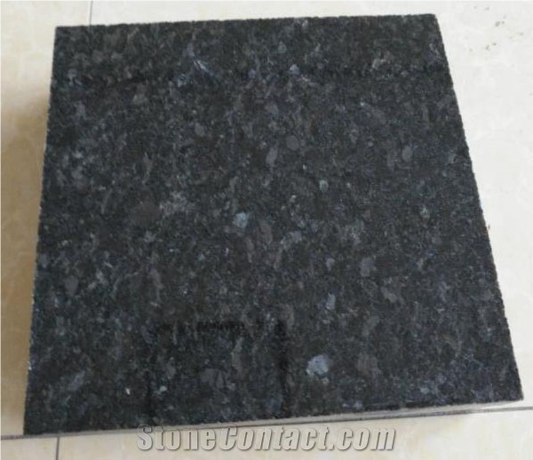 China Cheap Price Impala Black Polished Tiles, Hebei Yixian Black Granite Slabs Honed Finished ,