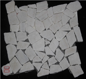 Natural Slate Mosaic Tile Pebble Mosaic Pattern