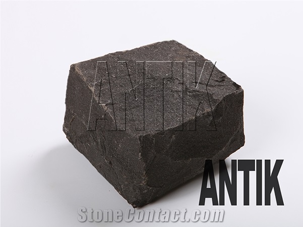Basalt Cube Stone, Cobbles Black Basalt