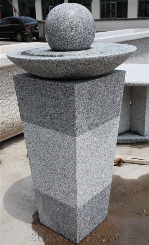 Granite Ball Fountain for Decoration