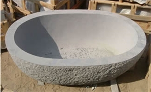 Light Grey Granite Bath Tub
