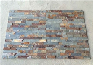 Cheap Price for Rusty Slate Ledger Stone,China Multicolor Slate Wall Cladding Stone