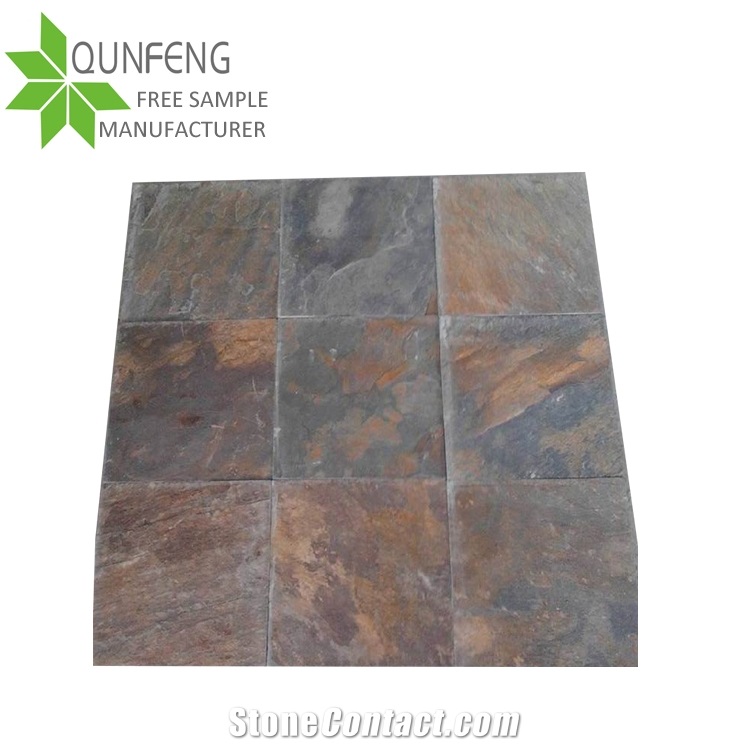 China Cheap Black Slate Tiles,Rusty Slate Slabs,Rusty Slate Stone