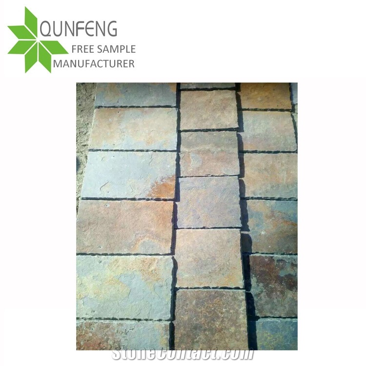 China Multicolor Square Roof Slate Stone Tiles for Tile Roof/Roof Tiles