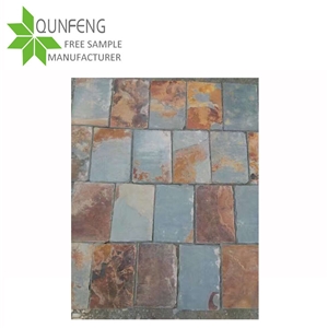 China Multicolor Square Roof Slate Stone Tiles for Tile Roof/Roof Tiles