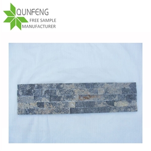 Durable Split Surface Natural Multicolor Slate Wall Tile/Culture Stone Wall Panel /Stacked Stone