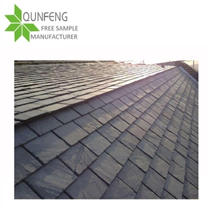 Popular China Black Roof Slate Stone for Roofing,Black Slate Tile Stone