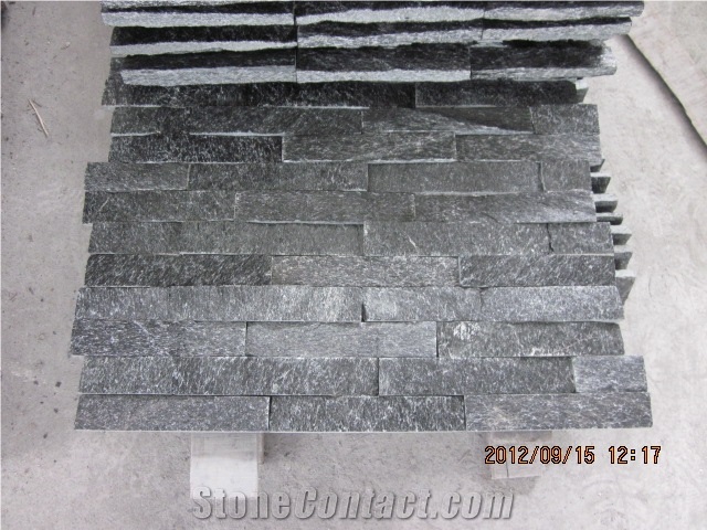 Charcoal Thin Rock Stone Veneer Panels Lowes