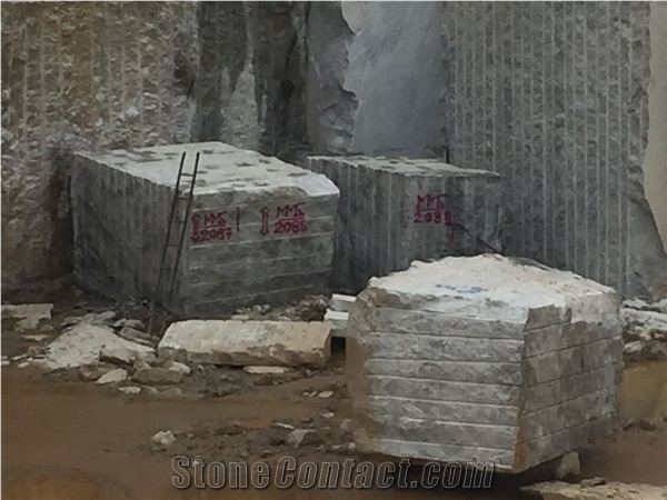 Casper White Granite Blocks, India White Granite