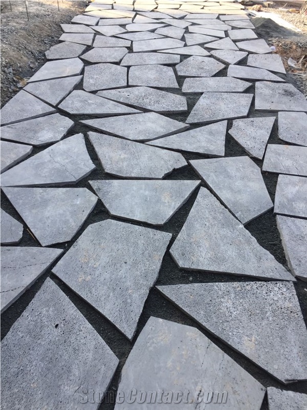 Lava Stone Fagstone Landscape Stepping Stone, Walkway
