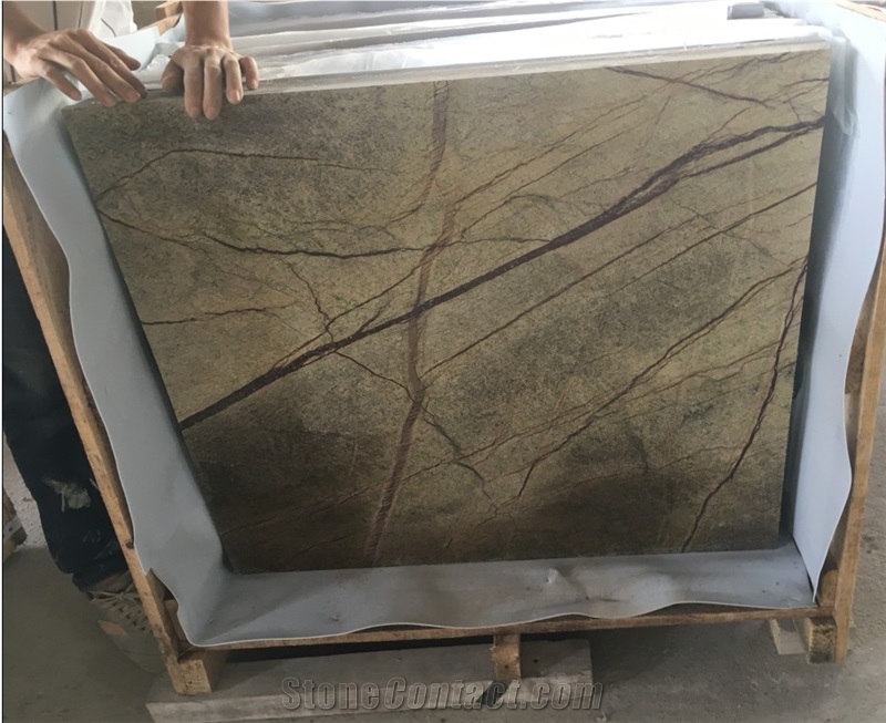 Marble Bar Top, Rain Forest Green Marble Commercial Counter Top