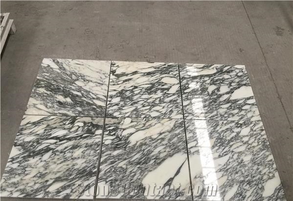 Italian Arabeo White Marble Cut, Decorative Italian Wall Tiles