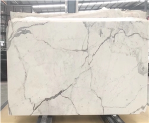 Polished Calacatta Vaticano Marble Slabs & Tiles/Calacatta White Marble ...