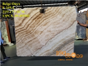 China Beige Onyx,Large Quantity,Perfect Transpancy , Good Quality, Bookmatch, Quarry Owner, Floor , Hotel, Tv Set,Italy Tenax Ab Glue Processing.