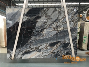 China Blue Galaxy Slabs&Tiles,Chinese Black Marble,Interior Wall and Floor Applications,Countertops,Wall Capping,Own Warehouse