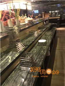 Chinese Ancient Wood Marble,Wooden Black Marble,Silver Wave,Nice Decorated Stone,Good for Bookmatch,Interior Wall and Floor Applications,Countertops,