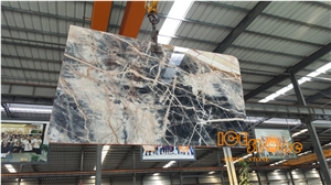 Chinese Black Jungle Forest White Vein Marble Slabs & Tiles; China Colorful Natural Block; Factory Polished; Backround Tv Set Wall Floor Covering