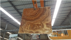 Chinese Classic Onyx Slabs for Countertops,China Brown Onyx,Interior Wall and Floor Applications,,Wall Capping,Grade Nature Stone