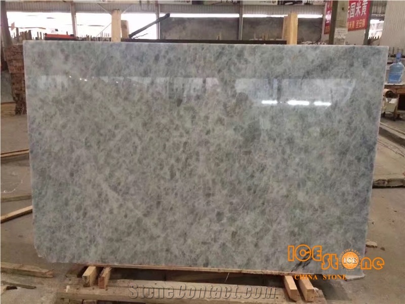 Chinese Ice Flower White Marble,Ice Flower Jade ,Ice White Marble,Milan Ice Jade Marble,China Crystal White Marble,Own Factory Warehouse,Bookmatch