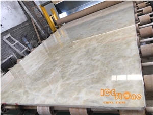 Chinese Yellow Onyx Slabs,China Hetian Onyx,Interior Wall and Floor Applications