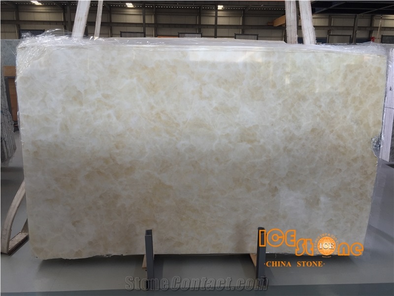 Chinese Yellow Onyx Slabs,China Hetian Onyx,Interior Wall and Floor Applications