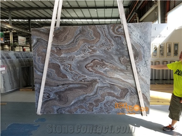 Cordillera China Marble Slabs and Tiles Own Factory and Quarry Owner with Ce Bookmatch Wall Cladding,A Grade Natural Stone Brown Wood Vein