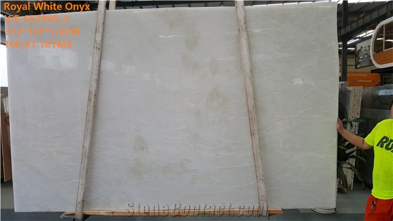 Rhino White Onyx Tiles and Slabs,Namibia Onyx Covering with Leather or Polish Finished,Own Factory with Italian Quality Process and Bookmatch Pattern