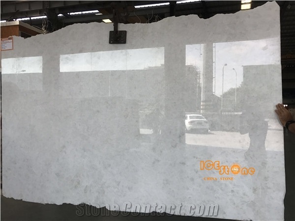 Tianshan Snowy White Onyx/Polished Slabs/Tiles/Cut to Size/Transparency/Backlit/White Color Jade/Exterior/Interior Wall and Floor/Covering/Countertop