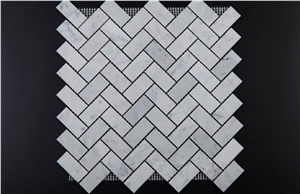 Italian White Carrara Marble Mosaic Hexagon Square Rectangular Polished