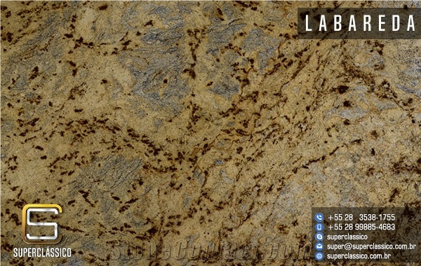 Labareda Golden Granite Slabs