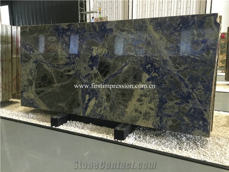 New Polished Bolivia Blue Granite/ Blue Sodalite Slabs/ Granite Floor Tiles/ Granite Wall Covering/ Granite Floor Covering