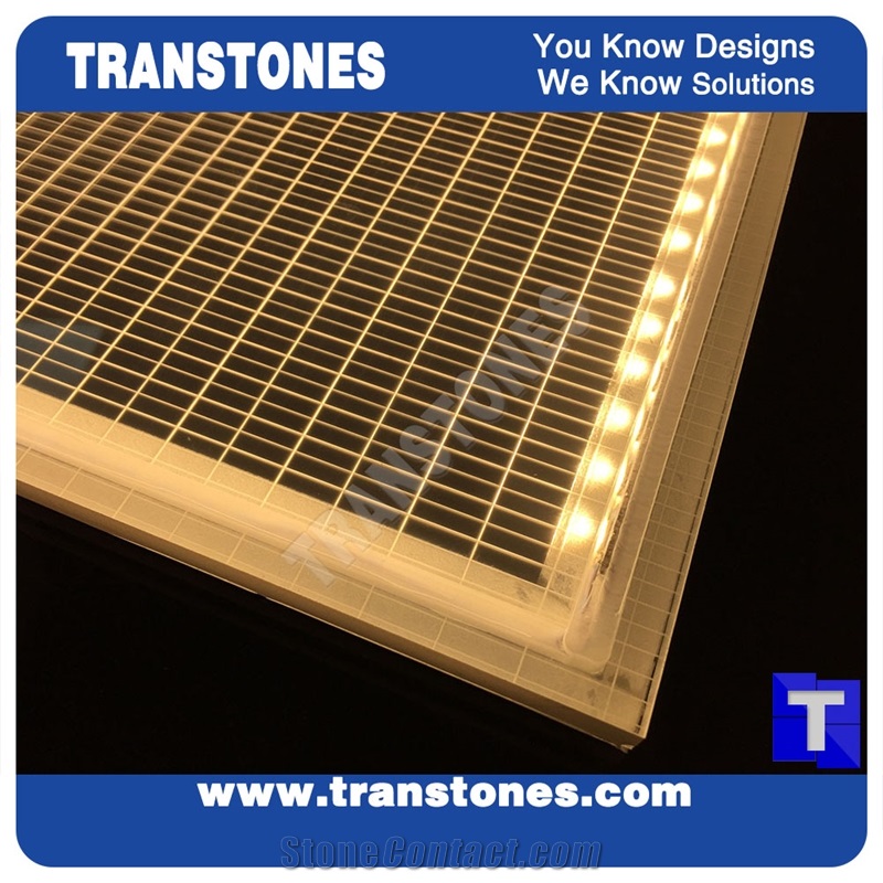 Artificial Marble Stone Led Panel Backside