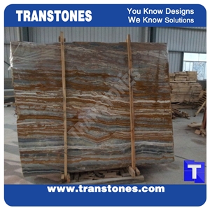 Natural Marble Stones Gold Silk Marble Tiles