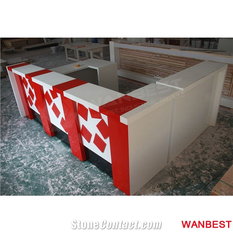 Luxury Custom Solid Surface Marble Top Rectangle Illuminated Led Carved Nightclub Restaurant Pub Wine Bar Drinking Counter with High Stools Design